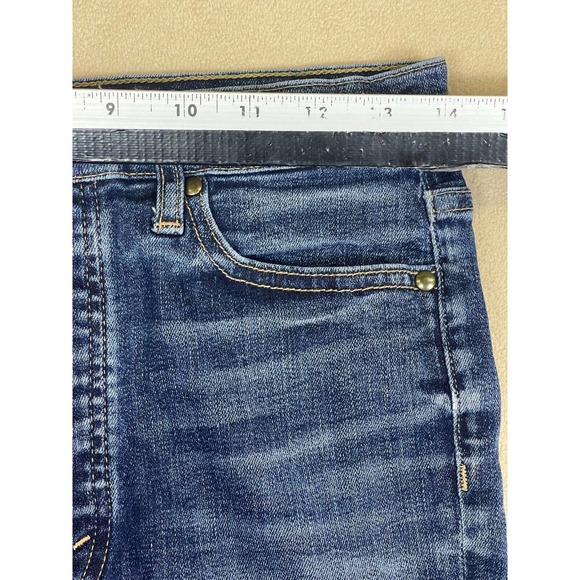 The Great The Dude Slim Jeans Womens 24 Cropped Raw Hem High Rise Button Fly - Picture 5 of 12